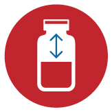 LIGHTHOUSE Instruments home red and white icon vial for headspace analysis