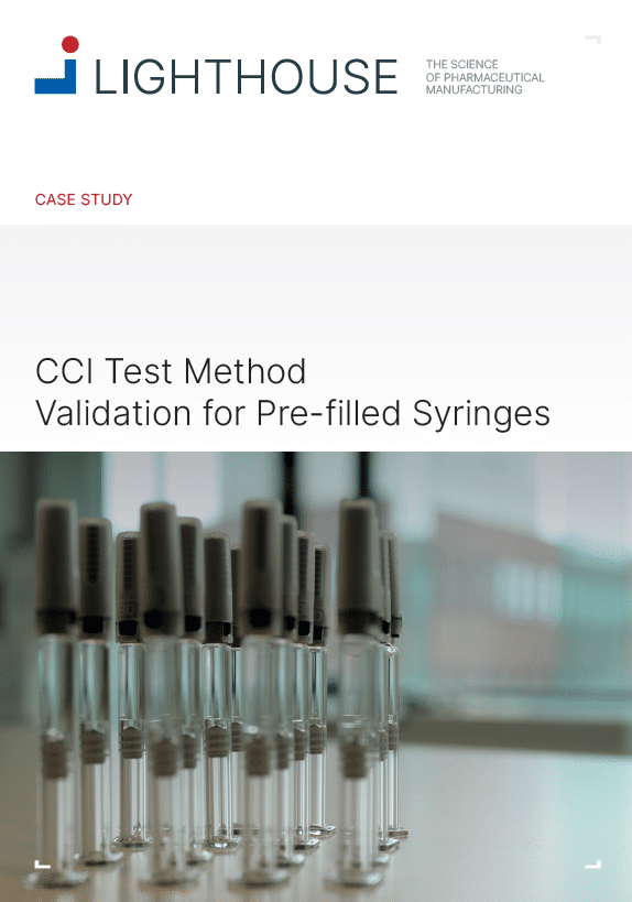 Container closure integrity (CCI) methods for pre-filled syringes