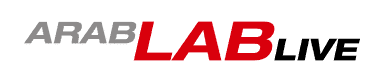 Logo for ARABLAB Live, featuring the text 